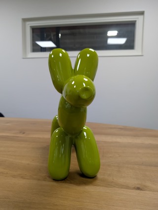 Balloon Dog Beeld, DecoDiVers, Peak Green
